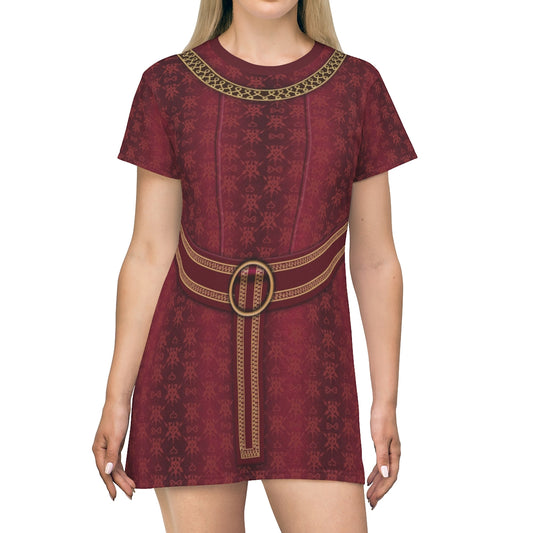 Mother Gothel Short Sleeve Dress, Tangled Costume