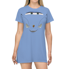 Sally Carrera Short Sleeve Dress Pixar Cars Costume