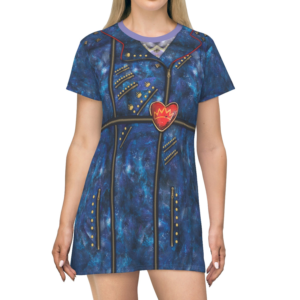 Evie Short Sleeve Dress, Descendants 2 Costume