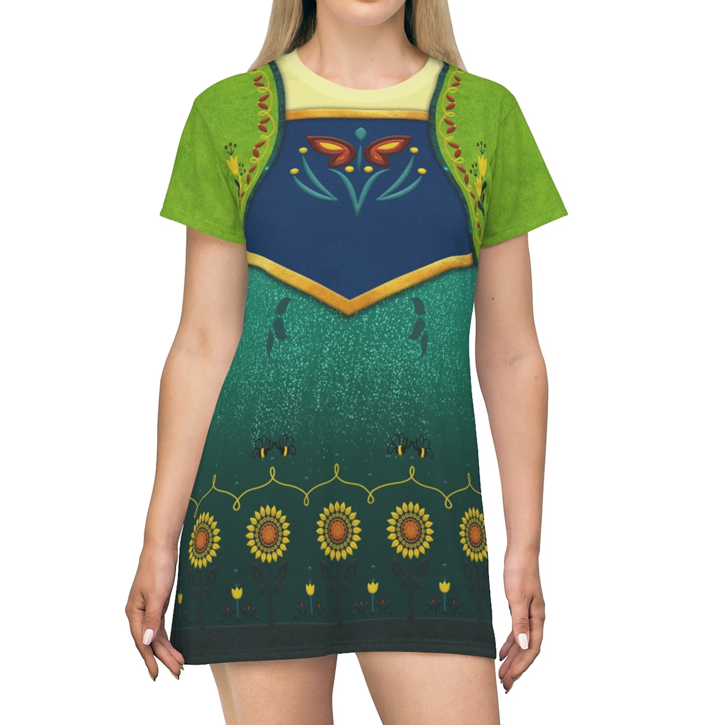 Anna Short Sleeve Dress, Frozen Fever Costume