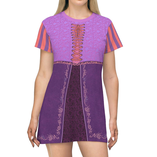 Rapunzel Short Sleeve Dress, Tangled Costume