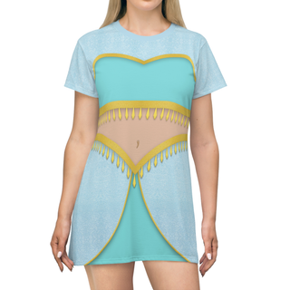 Jasmine Short Sleeve Dress, Aladdin Costume