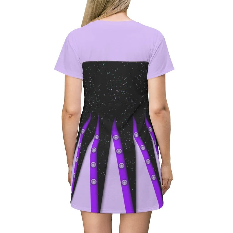 Ursula Short Sleeve Dress, The Little Mermaid Costume