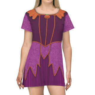 Minnie Mouse Not-So-Scary Short Sleeve Dress, Disney Halloween Costume