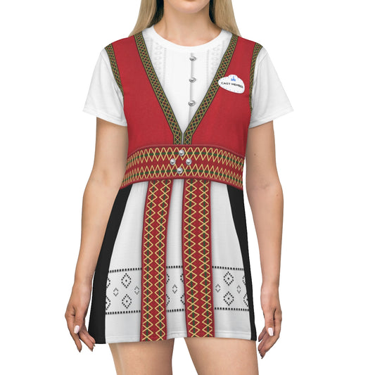 Epcot Norway Pavilion Cast Member Dress, Epcot Costume