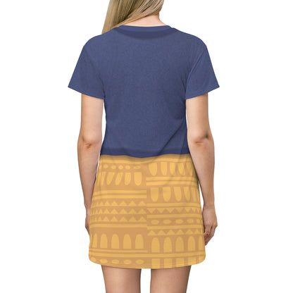 Pocahontas Comfy Short Sleeve Dress, Ralph Breaks the Internet Costume