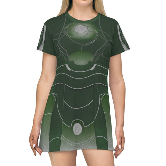 Sersi Short Sleeve Dress, Eternals Costume