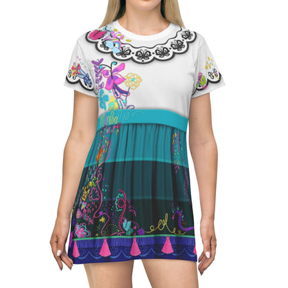 Encanto Short Sleeve Dress, Mirabel Madrigal Cosplay Costume EasyCosplayCostumes Encanto Short Sleeve Dress, Mirabel Madrigal Cosplay Costume EasyCosplayCostumes