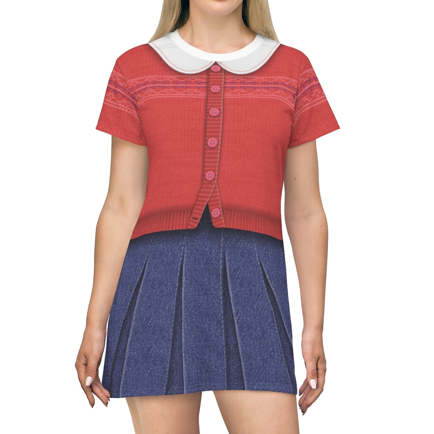 Meilin Lee Short Sleeve Dress, Turning Red Costume