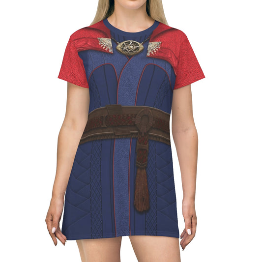 Doctor Strange Short Sleeve Dress, Doctor Strange in the Multiverse of Madness Costume