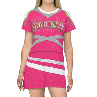 Addison Wells Cheerleader Short Sleeve Dress, Disney Zombies 3 Costume