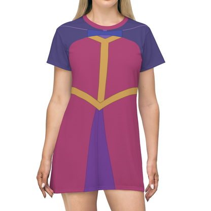 Queen Leah Short Sleeve Dress, Sleeping Beauty Costume