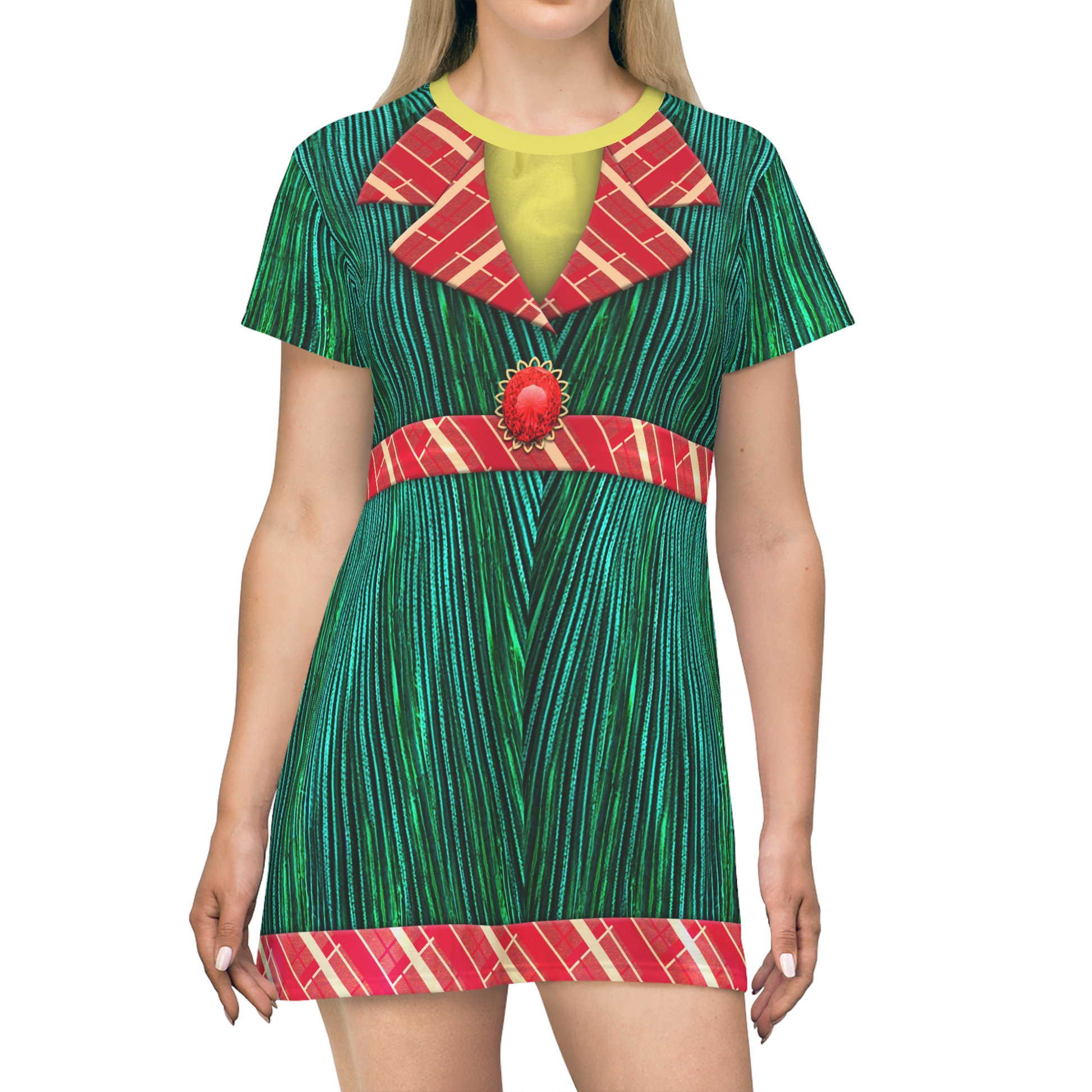 Daisy Duck Christmas Dress, Disney Christmas Holiday Party Costume – EasyCosplayCostumes Daisy Duck Christmas Dress, Disney Christmas Holiday Party Costume – EasyCosplayCostumes