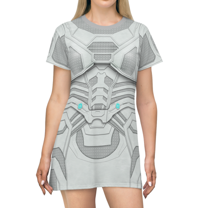 Ava Starr Ghost Short Sleeve Dress, Ant-Man and the Wasp Costume