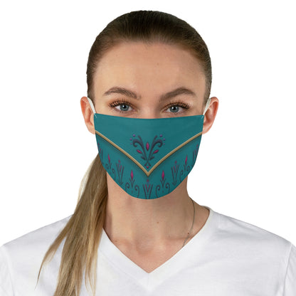 Elsa Coronation Cloth Face Mask, Frozen Costume