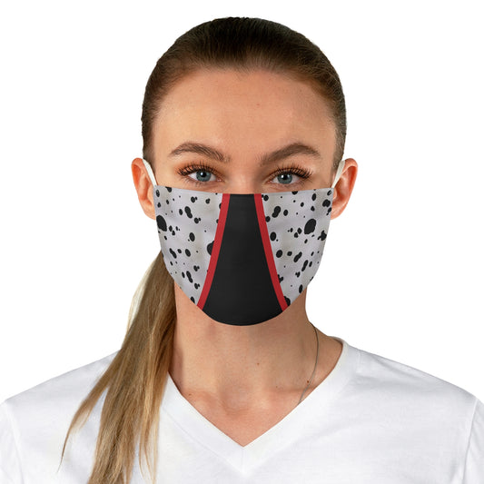 Cruella De Vil Face Mask, 101 Dalmatians Costume