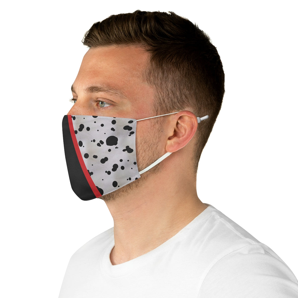 Cruella De Vil Face Mask, 101 Dalmatians Costume