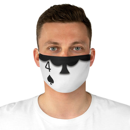 Black Spade Face Mask, Alice in Wonderland Costume