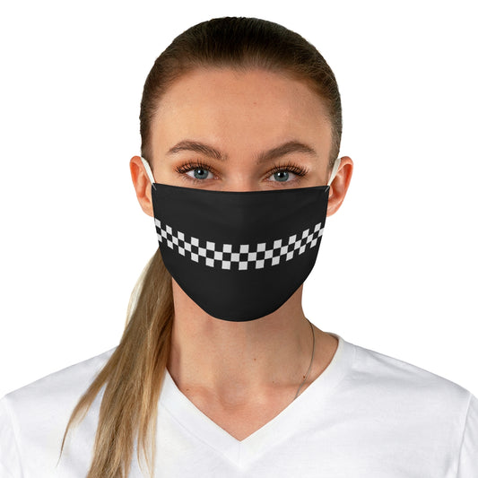 Checkered Face Mask, Disney Cars Costume