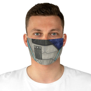 Captain Rex Cloth Face Mask, Star Wars Costume