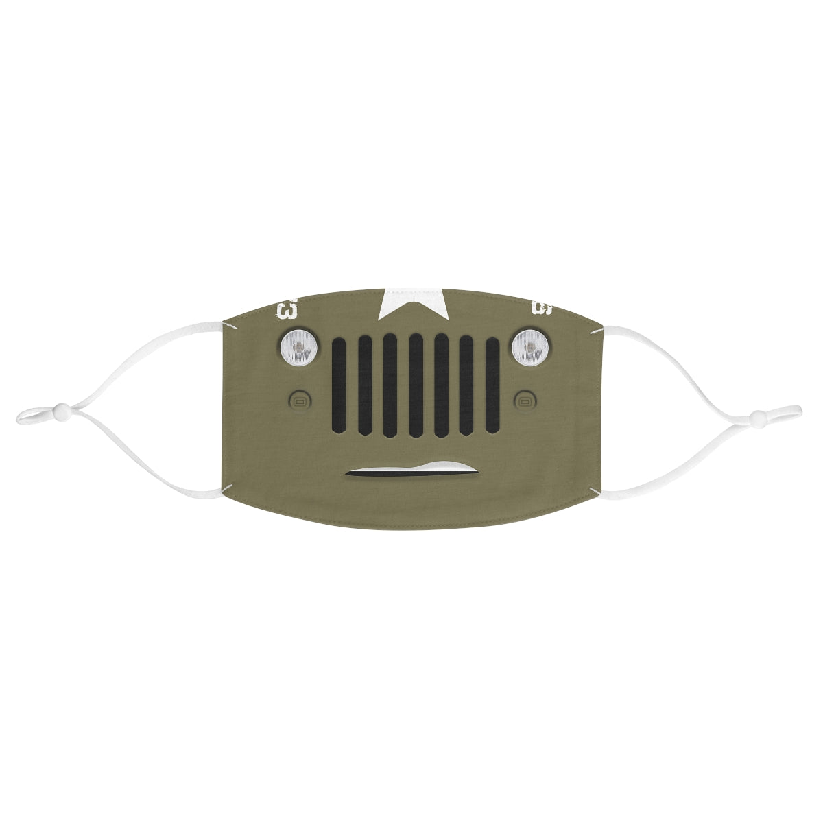 Sarge Face Mask, Disney Cars Costume