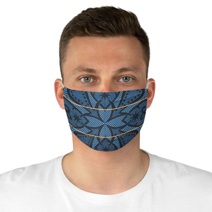 Royal Blue Basotho Face Mask, Black Panther Costume