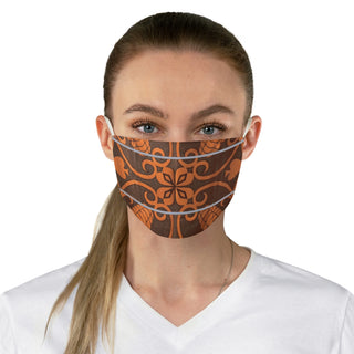 Brown and Orange Basotho Face Mask, Black Panther Costume