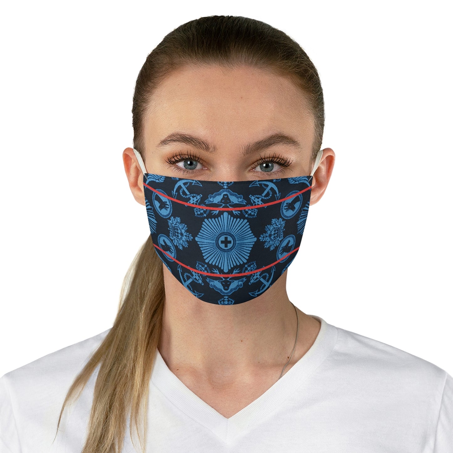 Turquoise Basotho Face Mask, Black Panther Costume