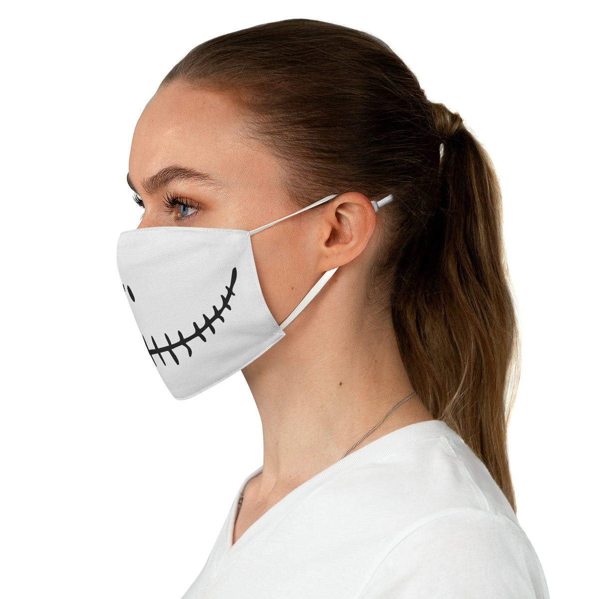 Jack Skellington Cloth Face Mask, Nightmare Before Christmas Costume