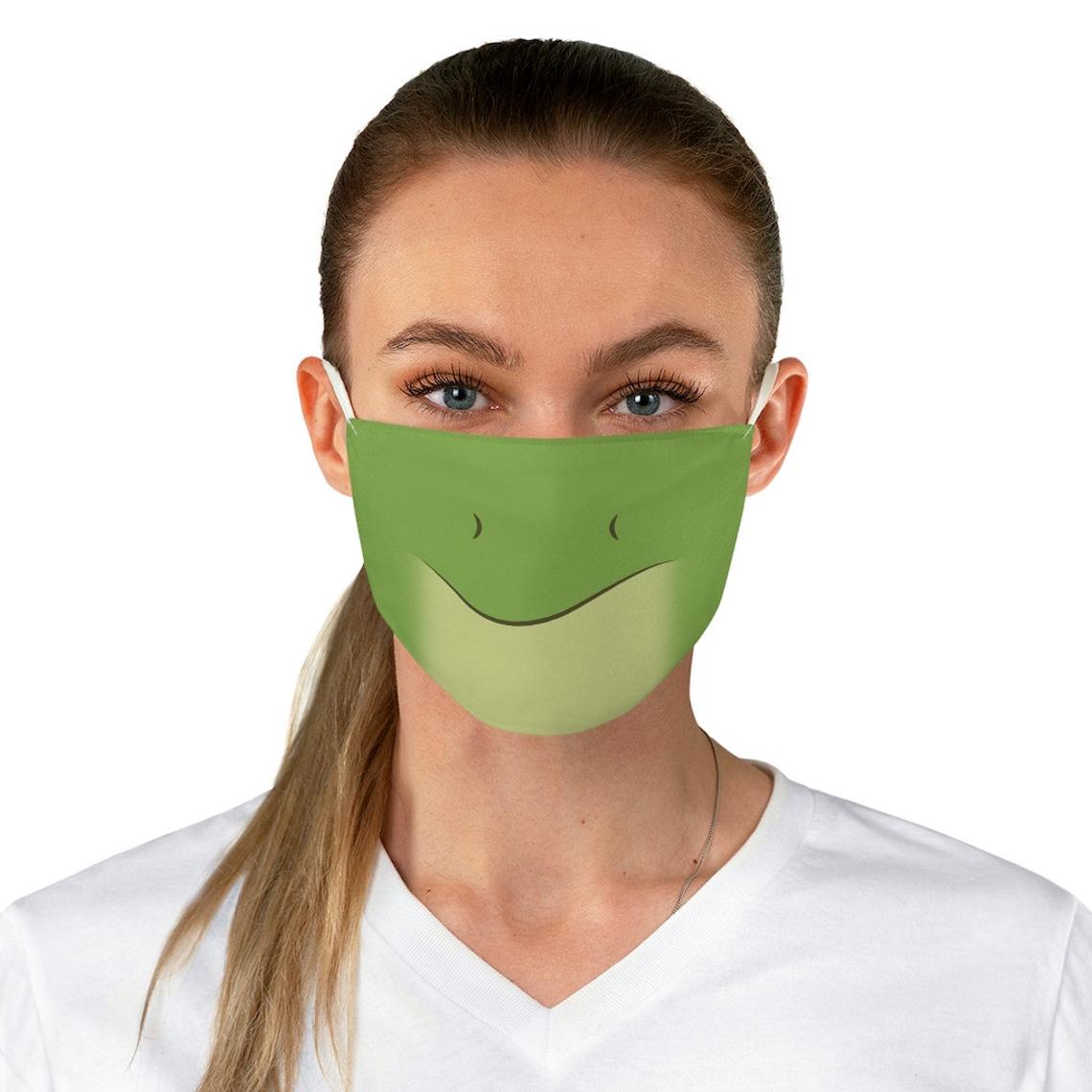 Frog Tiana Face Mask, The Princess and the Frog Face Costume