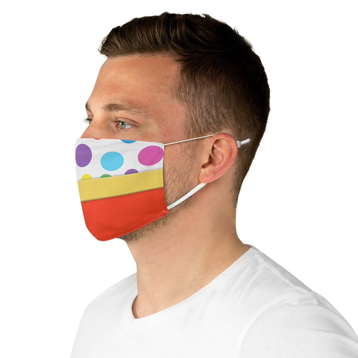 Orange Move It! Shake Face Mask, Magic Kingdom Costume