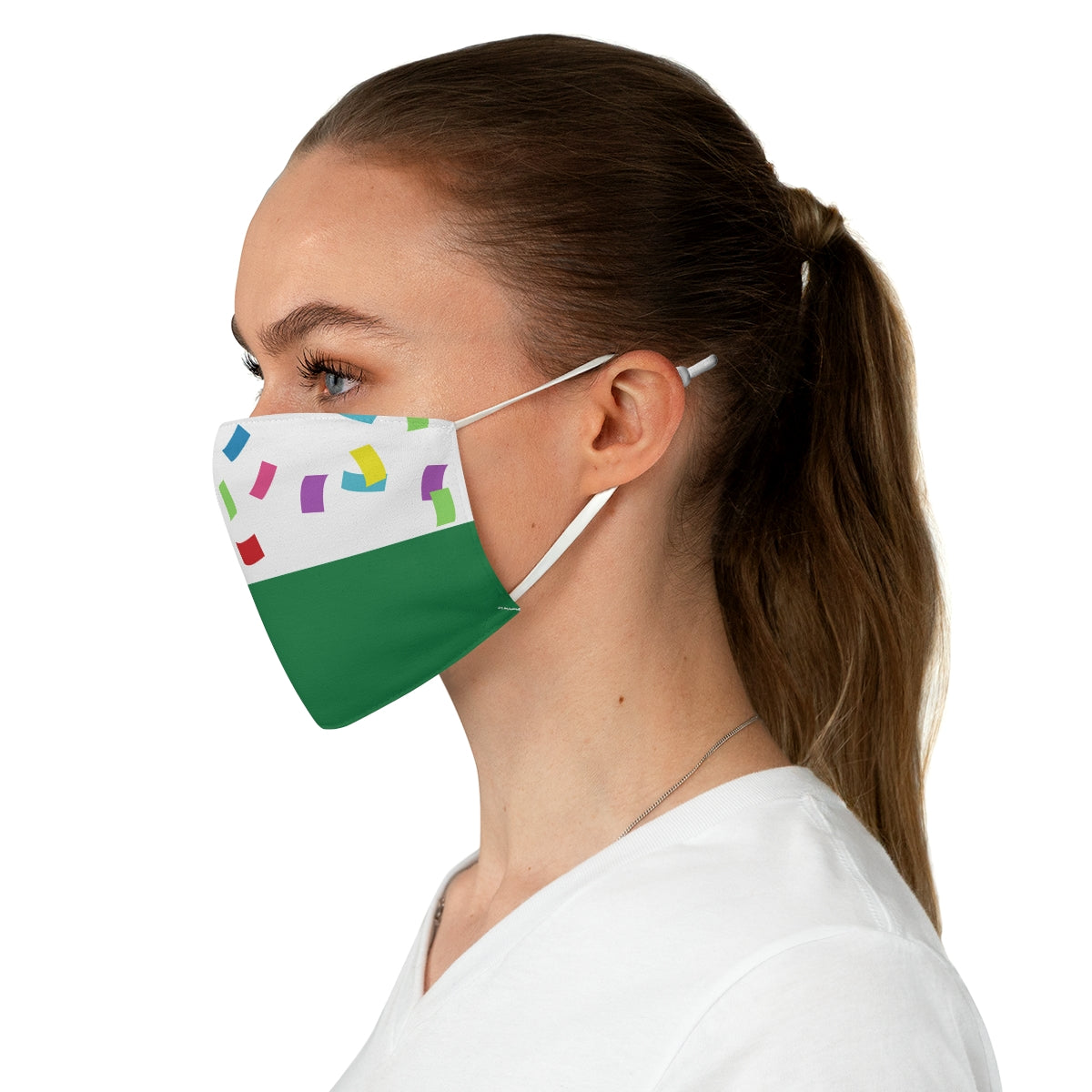 Green Move It! Shake Face Mask, Magic Kingdom Costume