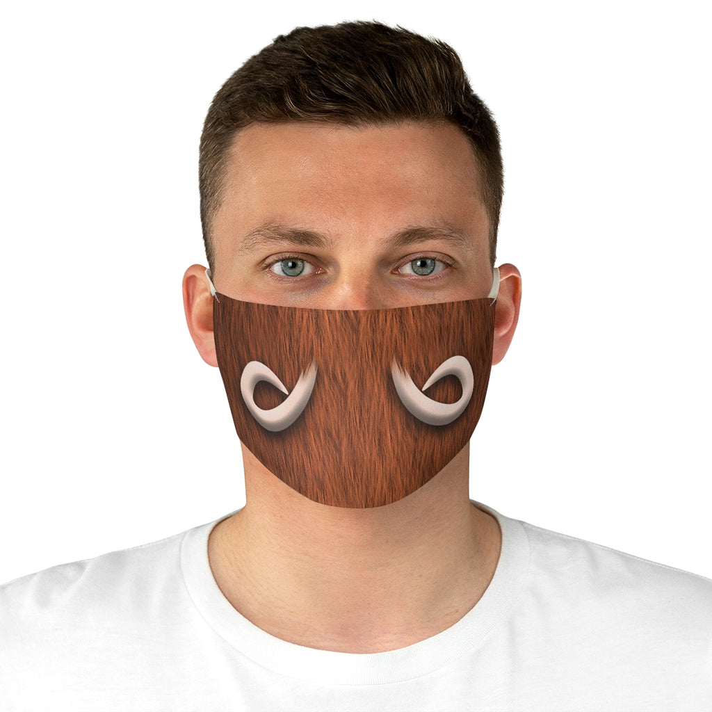 Manny Cloth Face Mask, The Ice Age Adventures of Buck Wild Costume