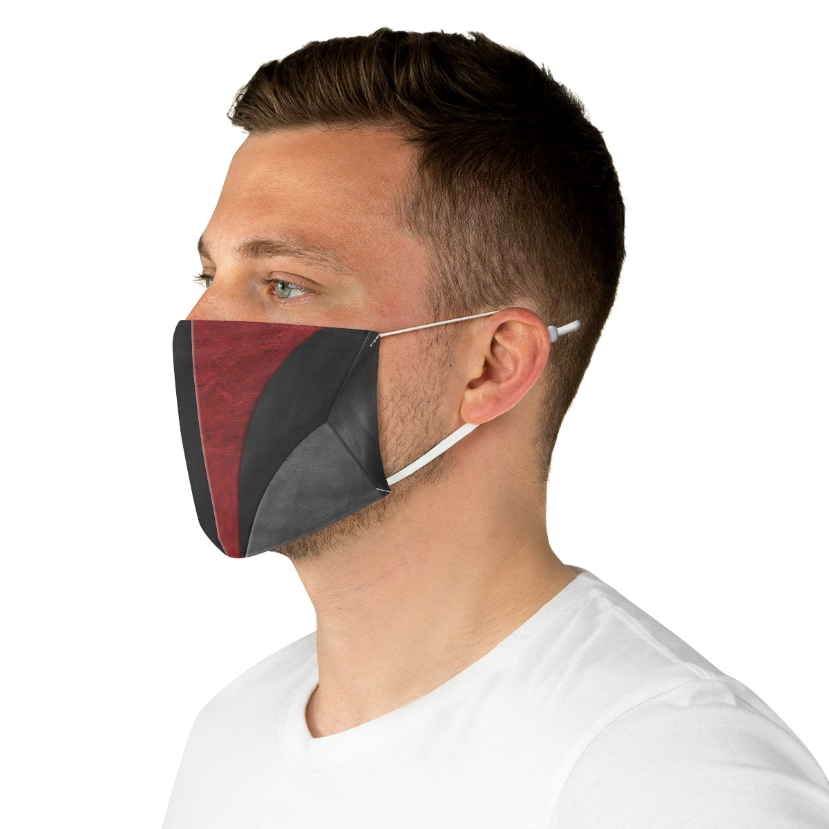 Red Death Watch Cloth Face Mask, Mandalorian Costume