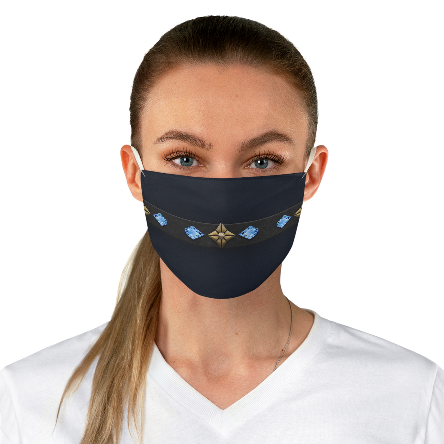 Giselle Philip Blue Face Mask, Disenchanted Costume