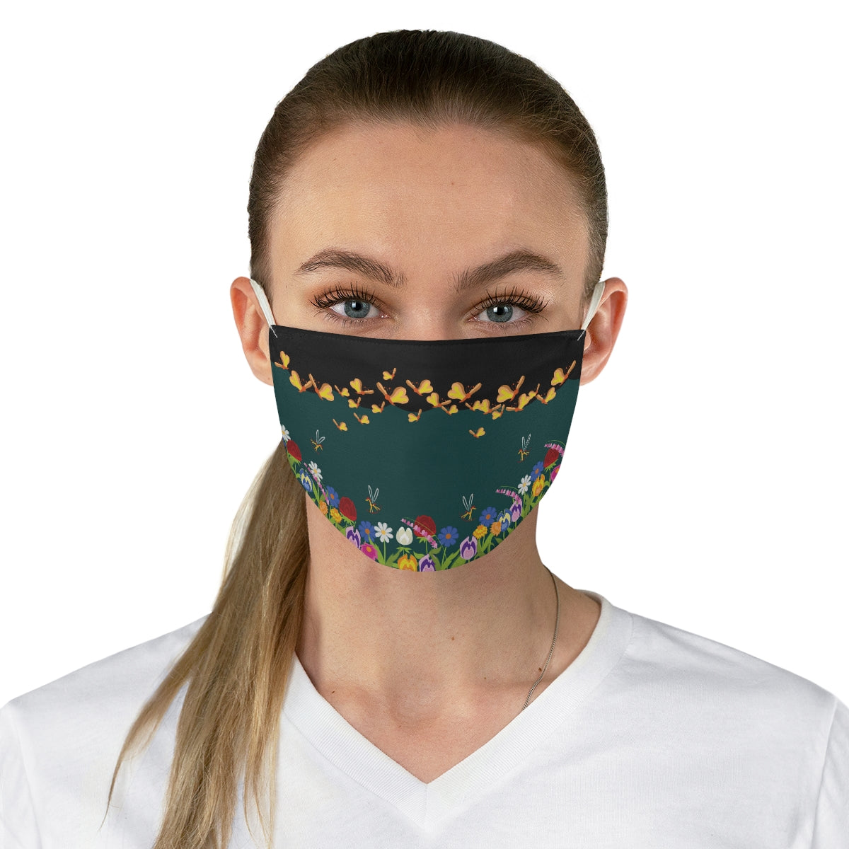 Wildflower Cloth Face Mask, Alice in Wonderland Costume