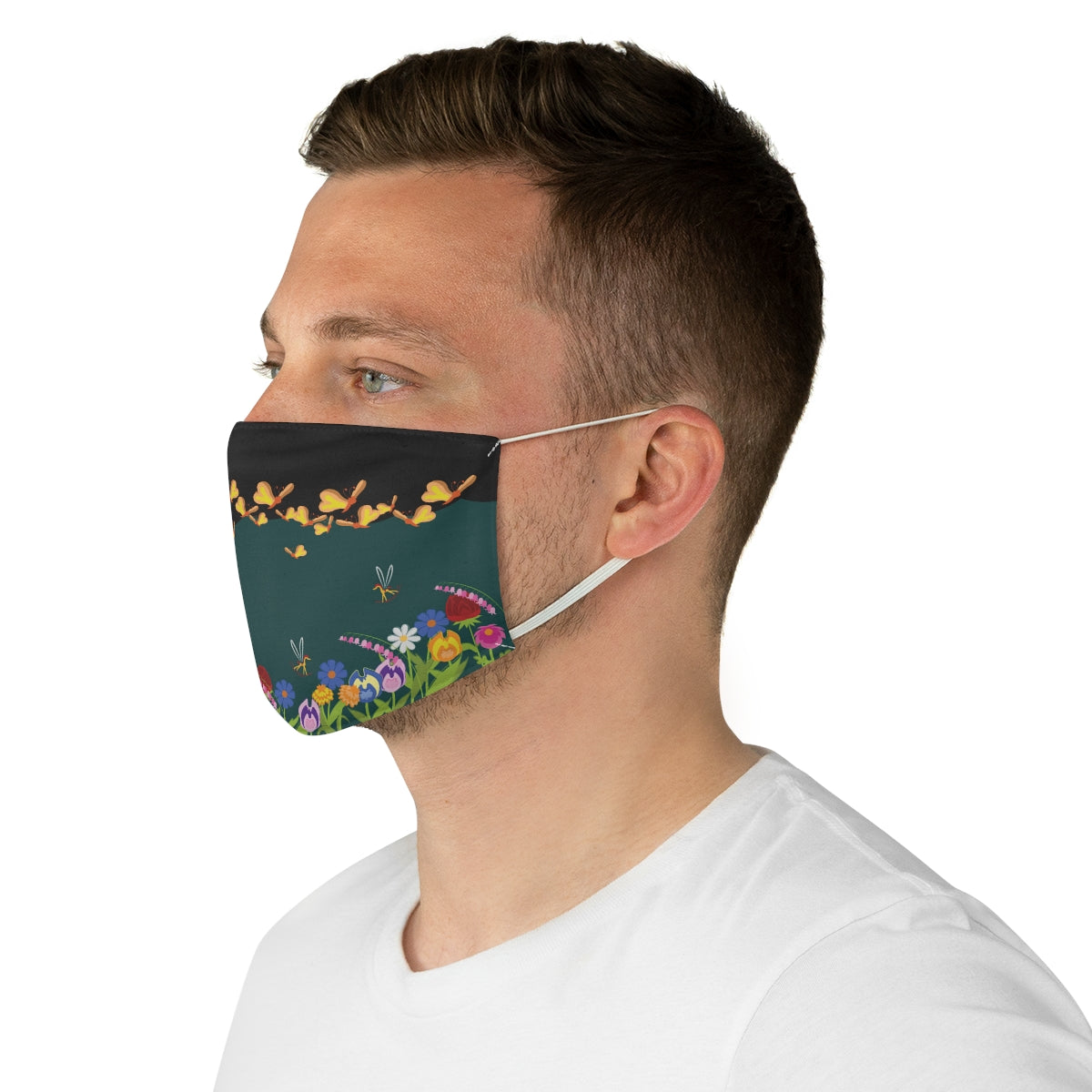 Wildflower Cloth Face Mask, Alice in Wonderland Costume