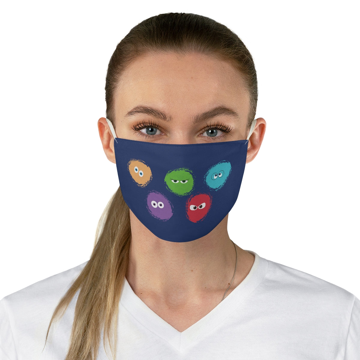 Emotions Cloth Face Mask, Inside Out Costume