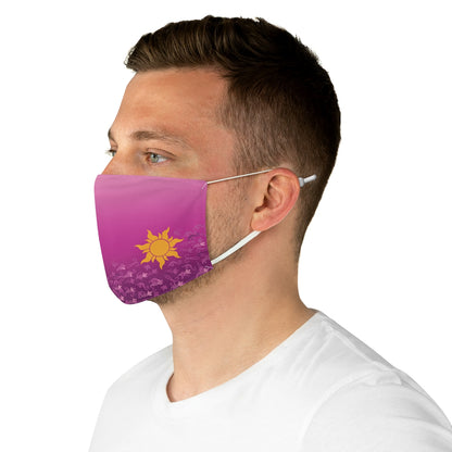 Rapunzel Ombre Cloth Face Mask, Tangled Costume