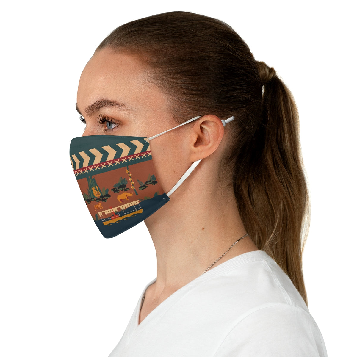 Jungle Cruise Cloth Face Mask, Jungle Cruise Boat Costume