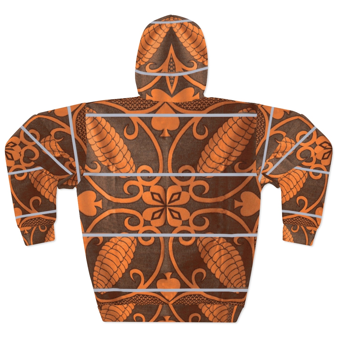 Brown and Orange Basotho Hoodie, Black Panther Costume