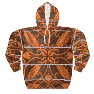 Brown and Orange Basotho Hoodie, Black Panther Costume