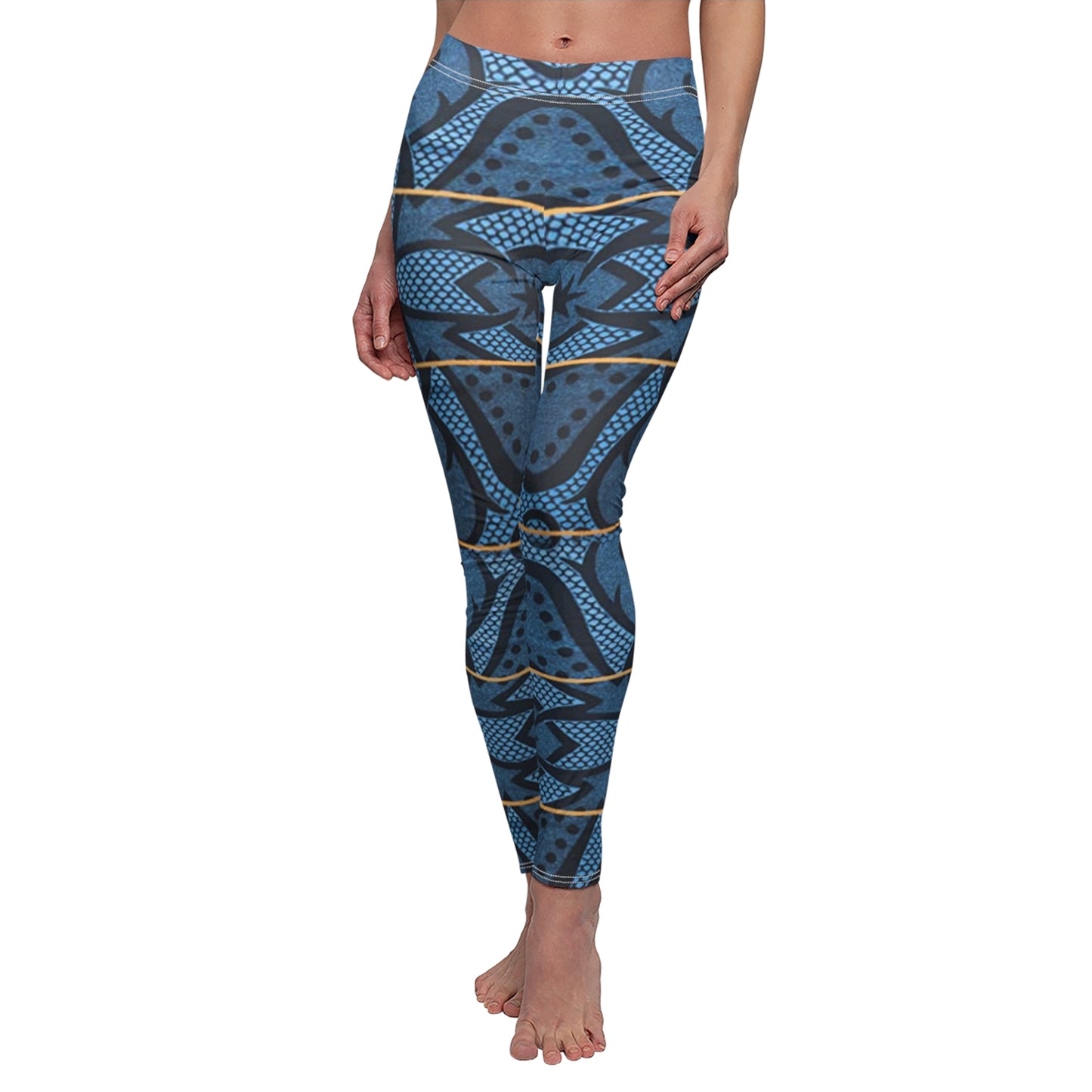 Royal Blue Basotho Legging, Black Panther Costume