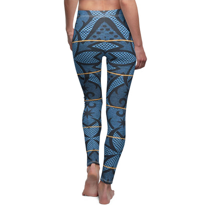 Royal Blue Basotho Legging, Black Panther Costume