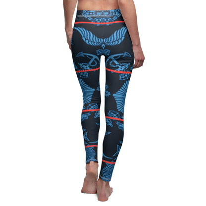 Turquoise Basotho Legging, Black Panther Costume