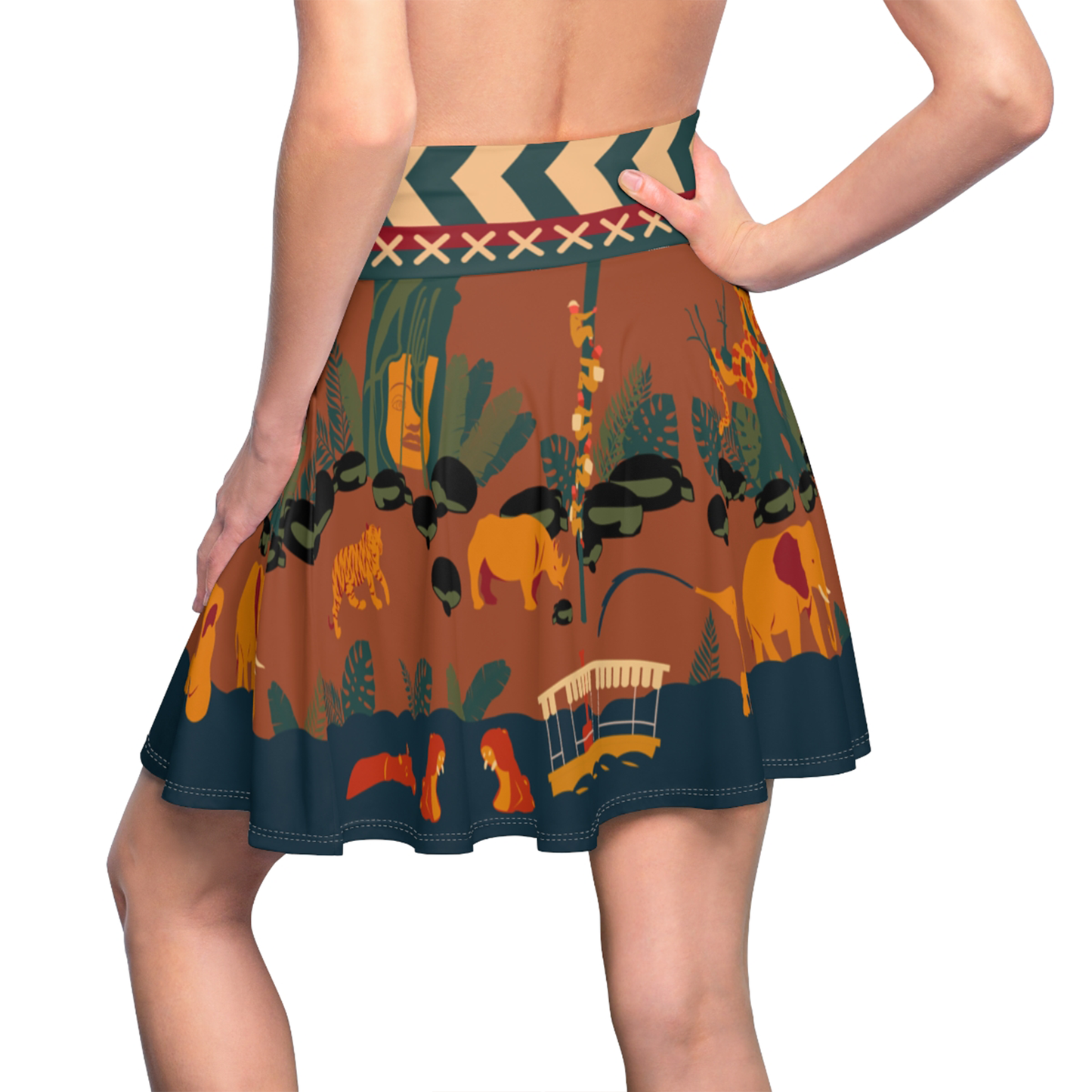 Jungle Cruise Pattern Skirt, Jungle Cruise Boat Costume