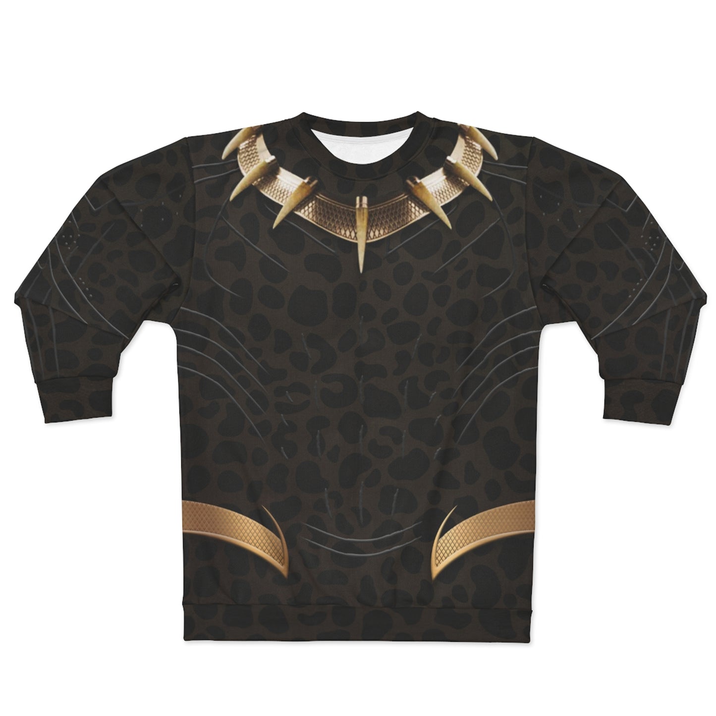 Erik Killmonger Jaguar Long Sleeve Sweatshirt, Black Panther Costume