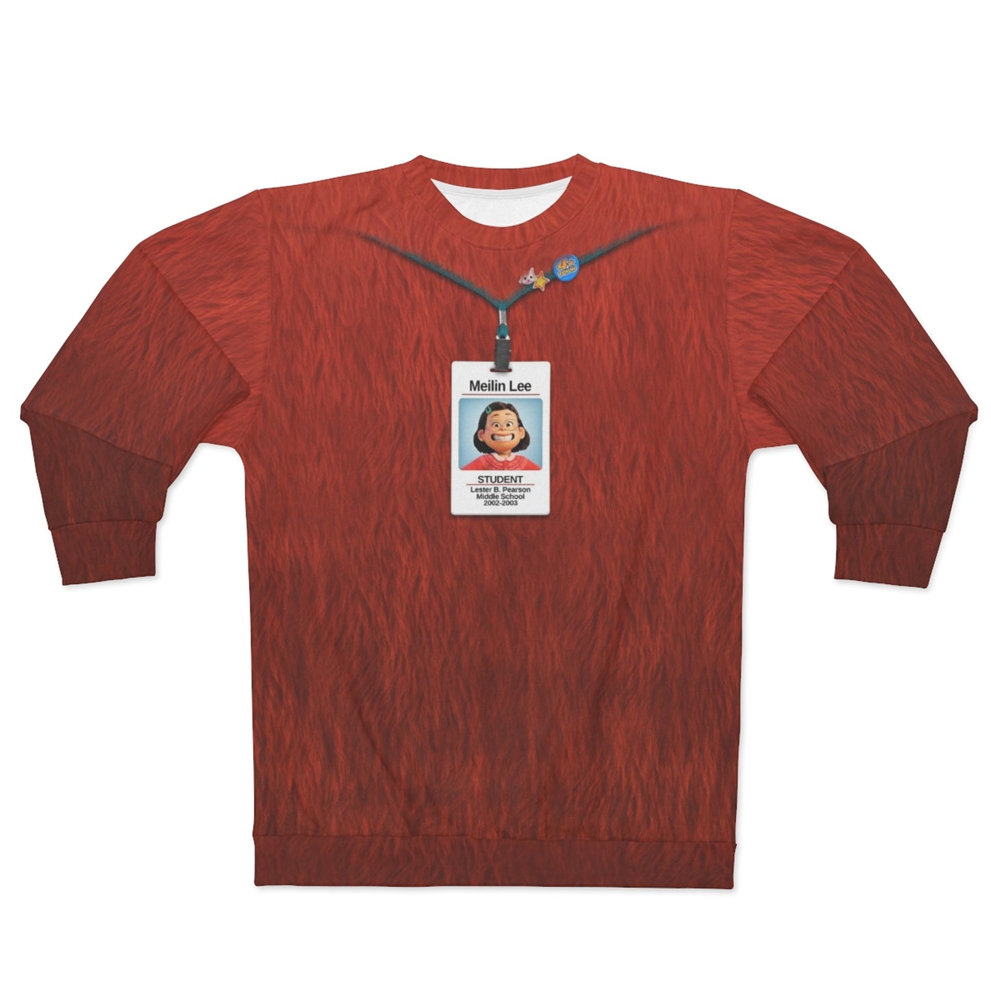 Meilin Lee Red Panda Long Sleeve Shirt, Turning Red Sweatshirt