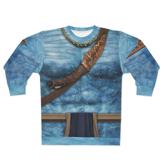 Jake Sully Long Sleeve Shirt, Avatar 2 The Way of Water Costume