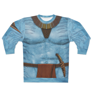 Neteyam Long Sleeve Shirt, Avatar 2 The Way of Water Costume